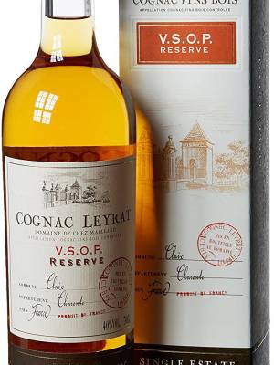 Cognac Leyrat V.S.O.P. Réserve Single Estate Cognac 40% Vol. 0,7l u poklon kutiji