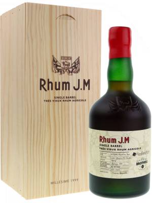 Rhum J.M Single Barrel Agricole Hors D'Âge 1999 43,6% Vol. 0,5l u drvenoj poklon kutiji