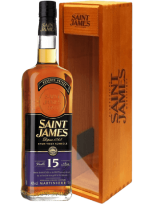 Saint James 15 Ans Réserve Privée Rhum Vieux Agricole 43% Vol. 0,7l u drvenoj poklon kutiji