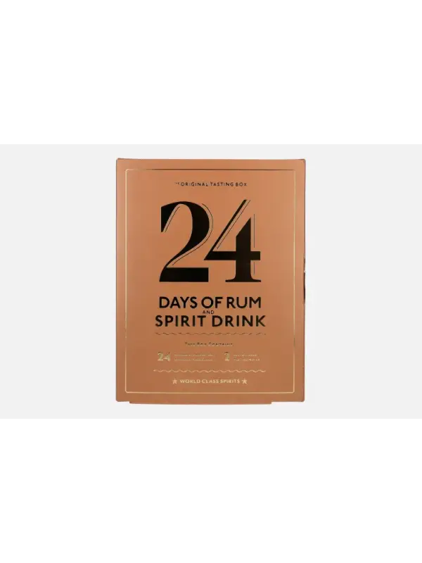 24 DAYS OF RUM AND SPIRIT DRINK The Original Tasting Box 41% Vol. 24x0,02l u poklon kutiji s 2 čaše za kušanje 2876