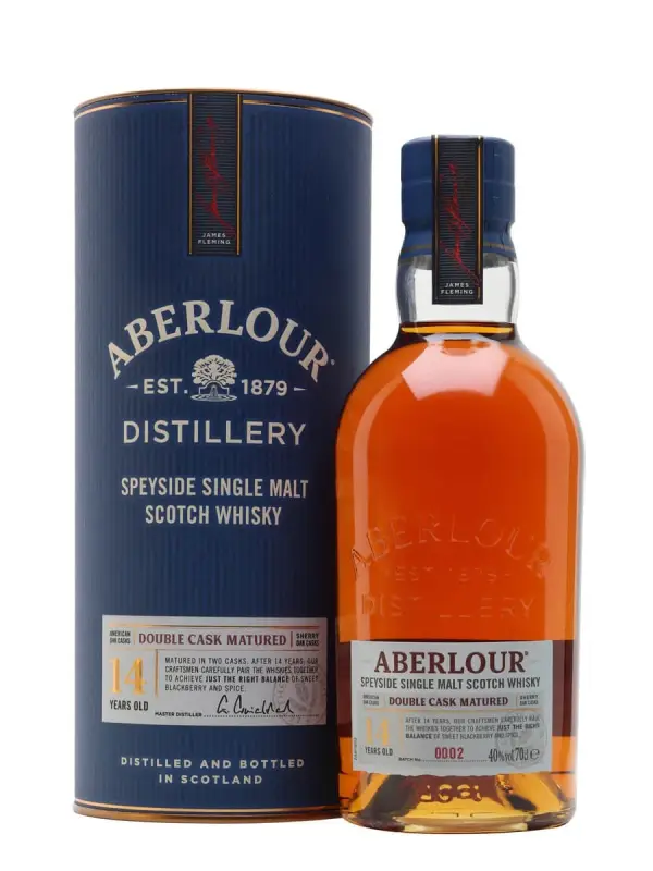 Aberlour 14 YO DOUBLE CASK MATURED Batch 0005 40% Vol. 0,7l u poklon kutiji 1812