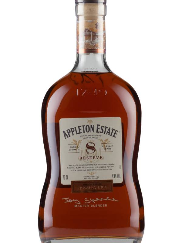 Appleton Estate Reserve 8 Jamaica Rum 43% Vol. 0,7l 1626