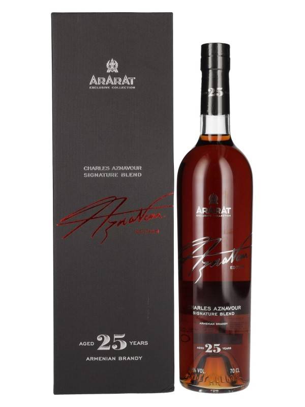 Ararat 25 YO Charles Aznavour Signature Blend 40% Vol. 0,7l u poklon kutiji 2892