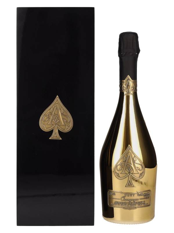 Armand de Brignac Ace of Spades GOLD Brut Champagne 12,5% Vol. 0,75l u drvenoj poklon kutiji 2883
