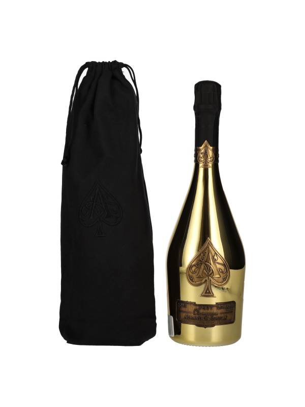 Armand de Brignac Champagne Brut Gold 12,5% Vol. 0,75l in Velvet Bag 1421