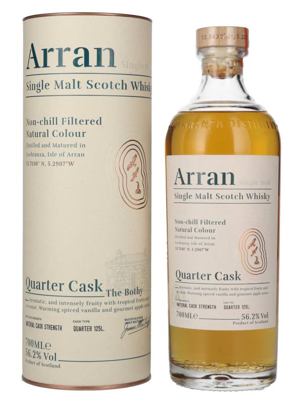 Arran Quarter Cask THE BOTHY Batch No. 5 56,2% Vol. 0,7l u poklon kutiji 1856