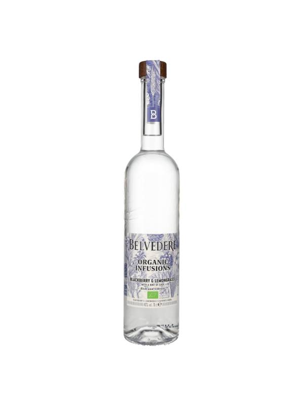 Belvedere Organic Infusions Blackberry & Lemongrass Flavoured Vodka 40% Vol. 0,7l 2000