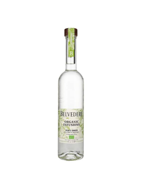 Belvedere Organic Infusions Pear & Ginger Flavored Vodka 40% Vol. 0,7l 2002