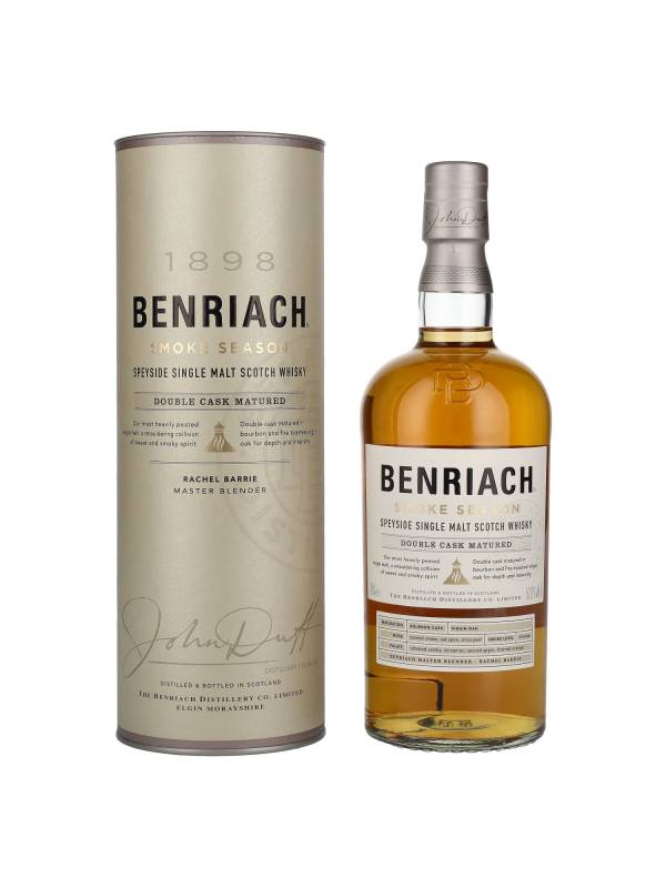 Benriach SMOKE SEASON Double Cask Matured Speyside Single Malt 52,8% Vol. 0,7l  u limenoj poklon kutiji 1834