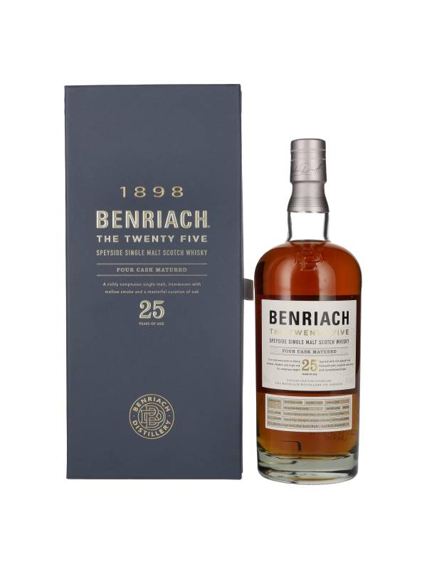 Benriach THE TWENTY FIVE 25 YO Single Malt Four Cask Matured 46% Vol. 0,7l u poklon kutiji 1838