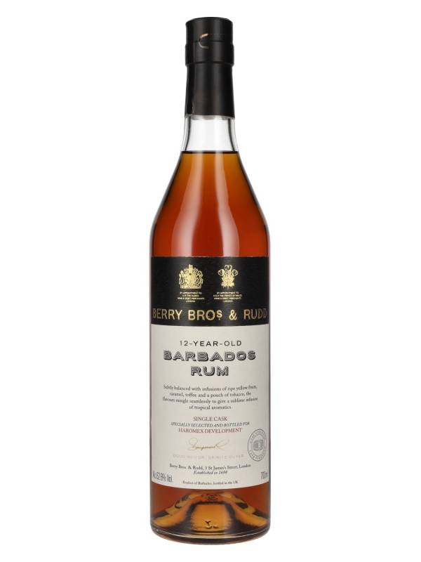 Berry Bros. & Rudd 12 YO BARBADOS Single Cask Rum 62,6% Vol. 0,7l 2525