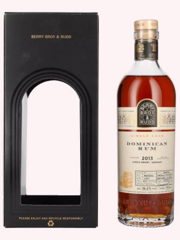 Berry Bros. & Rudd DOMINICAN Single Cask Rum 2013 56,6% Vol. 0,7l u poklon kutiji 2524