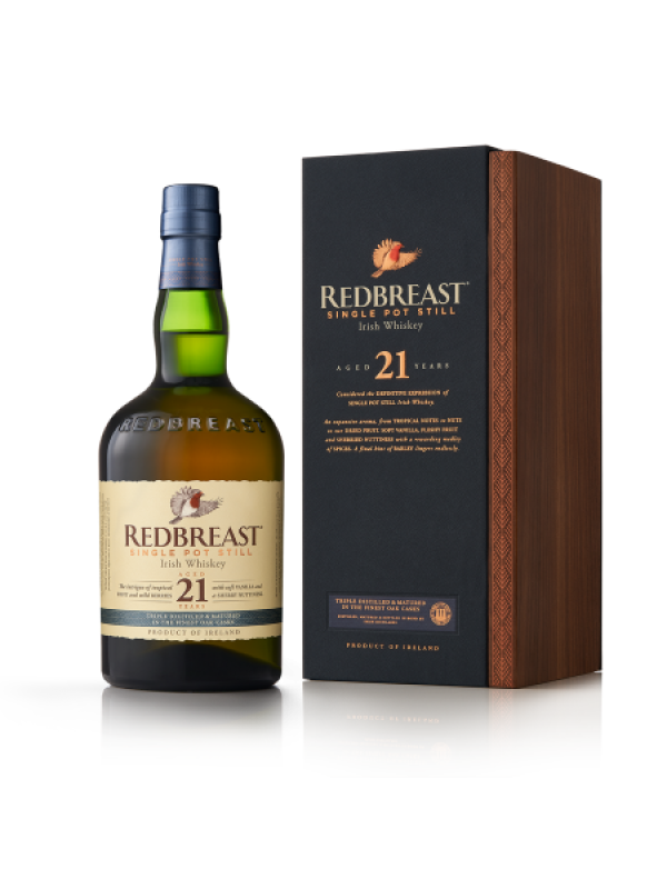 Redbreast 21 YO Single Pot Still Irish Whiskey 46% Vol. 0,7l u drvenoj poklon kutiji 1442