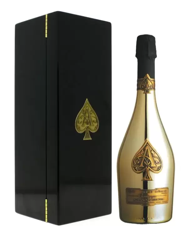 Armand de Brignac Ace of Spades Champagne Brut Gold 12,5% Vol. 0,75l u drvenoj poklon kutiji 1420