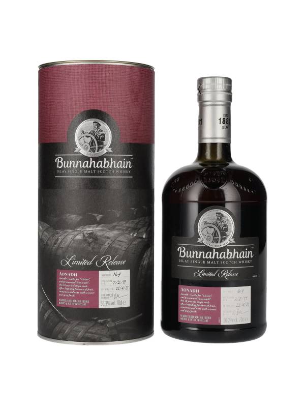 Bunnahabhain AONADH Islay Single Malt Limited Release No. 9 56,2% Vol. 0,7l u poklon kutiji 1503