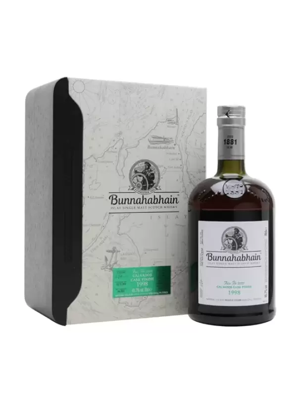 Bunnahabhain Fèis Ìle CALVADOS CASK FINISH 1998 49,7% Vol. 0,7l u poklon kutiji 1500