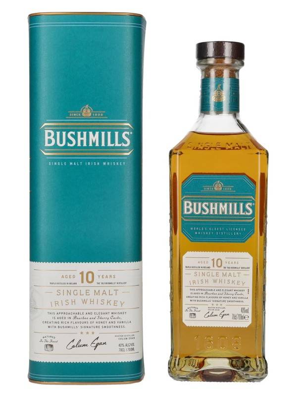 Bushmills 10 YO Single Malt Irish Whiskey 40% Vol. 0,7l u poklon kutiji 2895