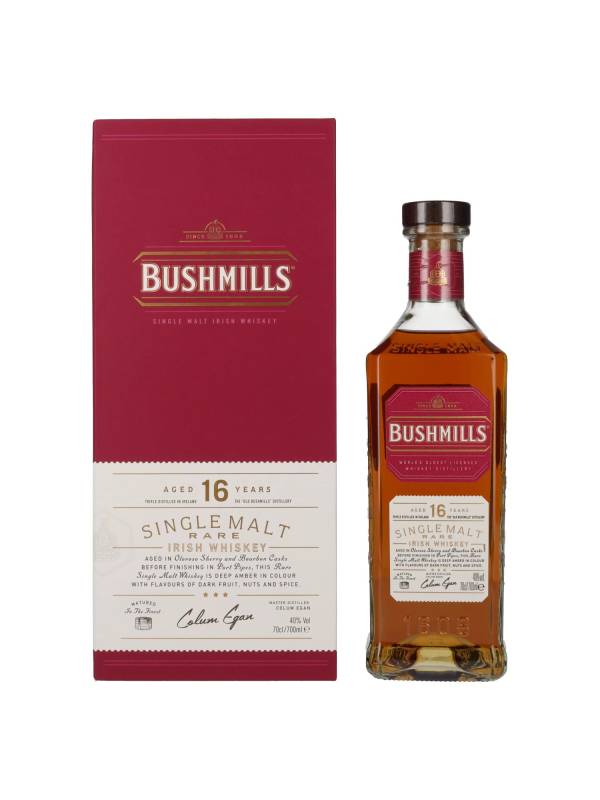 Bushmills 16 YO TRIPLE DISTILLED Single Malt Whiskey 40% Vol. 0,7l u poklon kutiji 2898