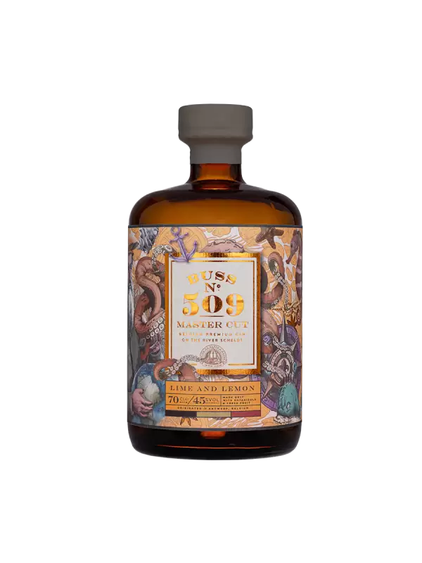 Buss N°509 MASTER CUT Belgian Gin 45% Vol. 0,7l 2058