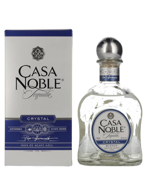 Casa Noble Tequila CRYSTAL BLANCO 100% de Agave Azul 40% Vol. 0,7l u poklon kutiji 1454