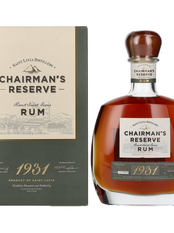 Chairman's Reserve 1931 Finest St. Lucia Rum 46% Vol. 0,7l u poklon kutiji 1612