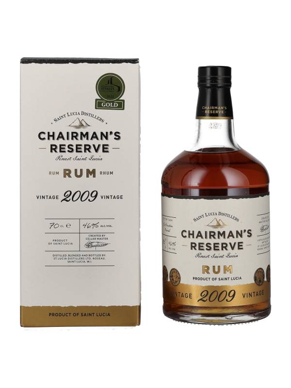 Chairman's Reserve Rum VINTAGE 2009 46% Vol. 0,7l u poklon kutiji 1614