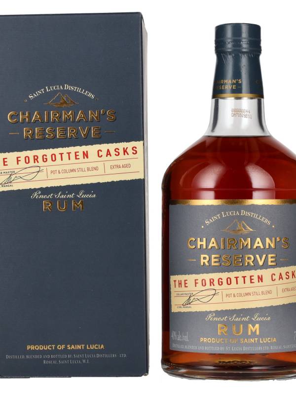 Chairman's Reserve THE FORGOTTEN CASKS Finest St. Lucia Rum 40% Vol. 0,7l u poklon kutiji 1616