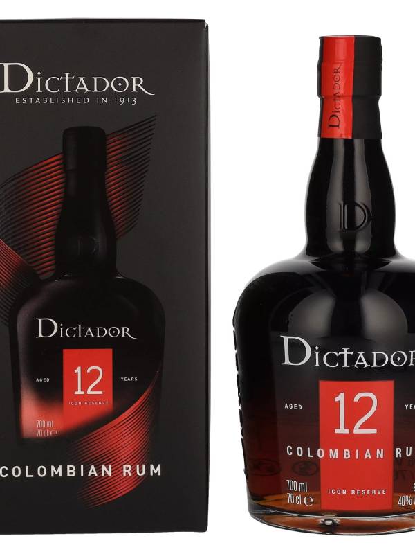 Dictador 12 YO ICON RESERVE Colombian Rum 40% Vol. 0,7l u poklon kutiji 2134