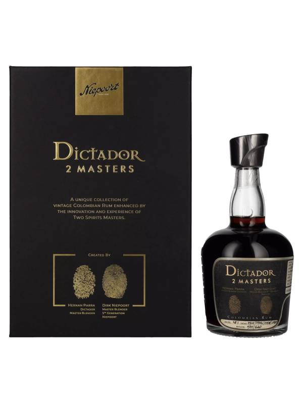 Dictador 2 MASTERS 1971/1974/1978/1980 Niepoort Port Pipe Finish 2021 48% Vol. 0,7l u poklon kutiji 2441