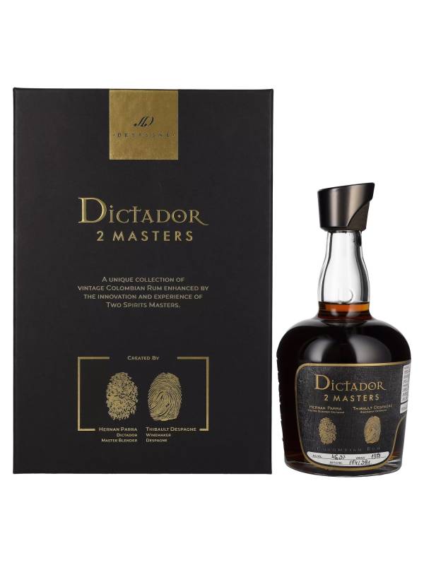 Dictador 40 YO MASTERS 1977 Despagne 2nd Release 46,3% Vol. 0,7l u poklon kutiji 2163