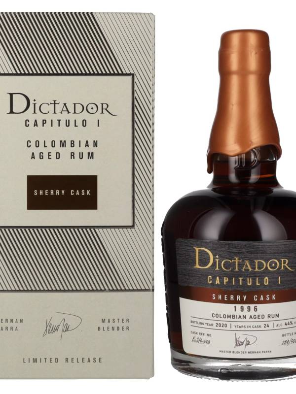 Dictador 24 YO CAPITULO  Sherry Cask Colombian Aged Rum 1996 44% Vol. 0,7l u poklon kutiji 2146