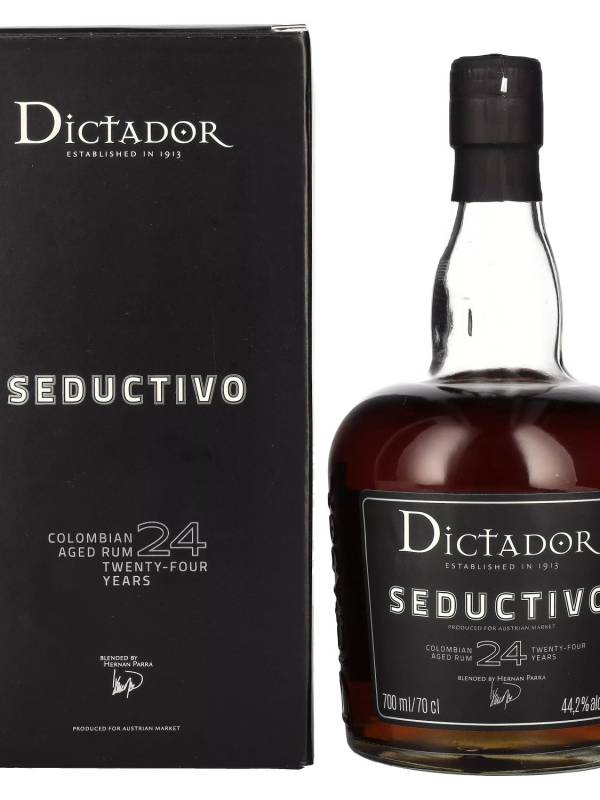 Dictador SEDUCTIVO 24 YO Colombian Aged Rum Limited Edition 44,2% Vol. 0,7l u poklon kutiji 2158