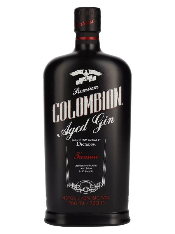 Dictador Treasure Colombian Aged Black Gin 43%  0,7 2081