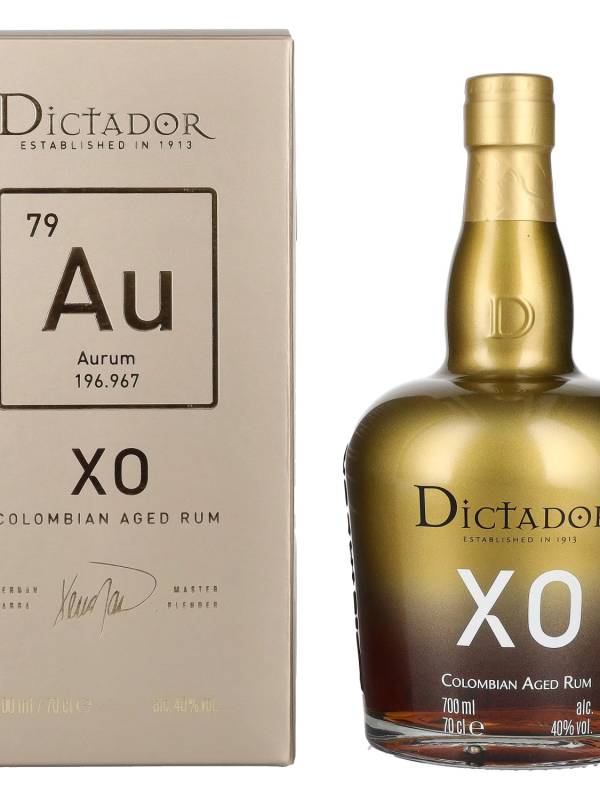 Dictador XO PERPETUAL Colombian Aged Rum 40% Vol. 0,7l u poklon kutiji 2160