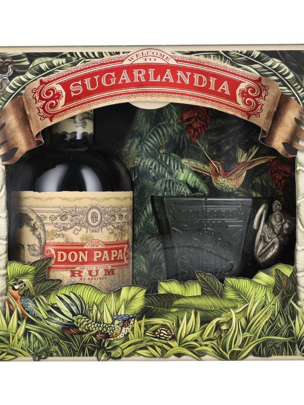 Don Papa Small Batch Rum 7 YO 40% Vol. 0,7l u poklon kutiji sa čašom 1679