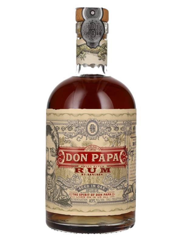 Don Papa 7 YO Small Batch Rum 40% Vol. 0,7l 1675