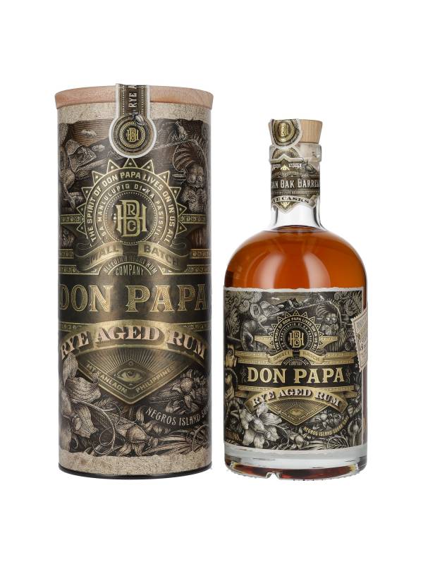 Don Papa Rum Rye Aged 45% Vol. 0,7l u poklon kutiji 1678