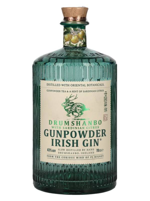 Drumshanbo Gunpowder Sardinian Citrus Irish Gin 43% Vol. 0,7l 2694