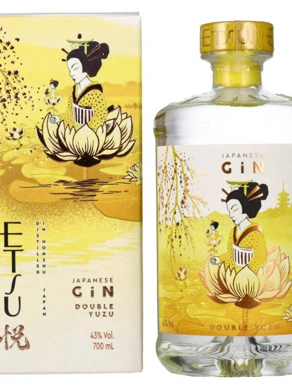 Etsu DOUBLE YUZU Gin 43% Vol. 0,7l u poklon kutiji 2565