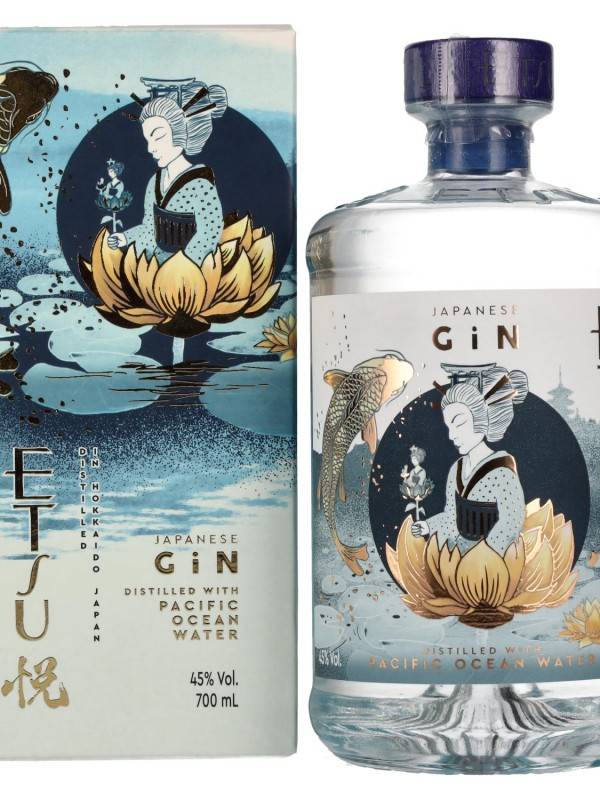 Etsu PACIFIC OCEAN WATER Japanese Gin 45% Vol. 0,7l u poklon kutiji 2567
