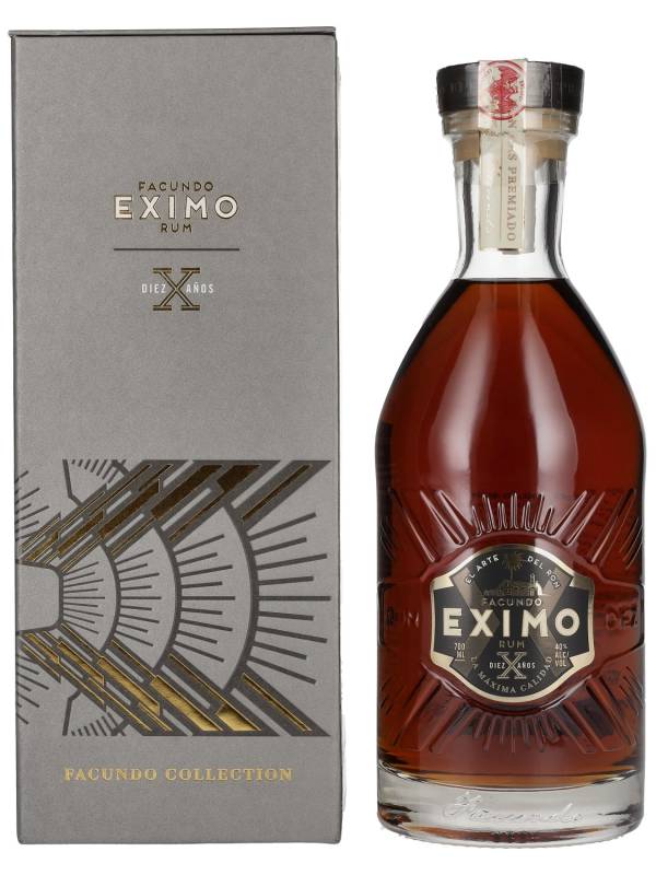 Facundo EXIMO X Años Rum 40% Vol. 0,7l u poklon kutiji 1868
