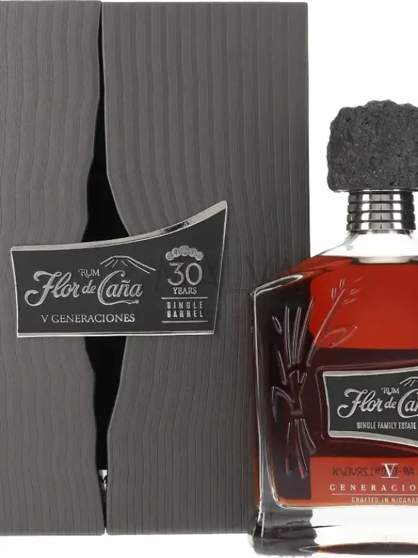 Flor de Caña 30 YO V Generaciones Single Barrel 1988 45% Vol. 0,7l u poklon kutiji 1706