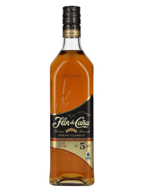 Flor de Caña 5 YO  Añejo Clásico Slow Aged Rum 37,5% Vol. 0,7l 1694