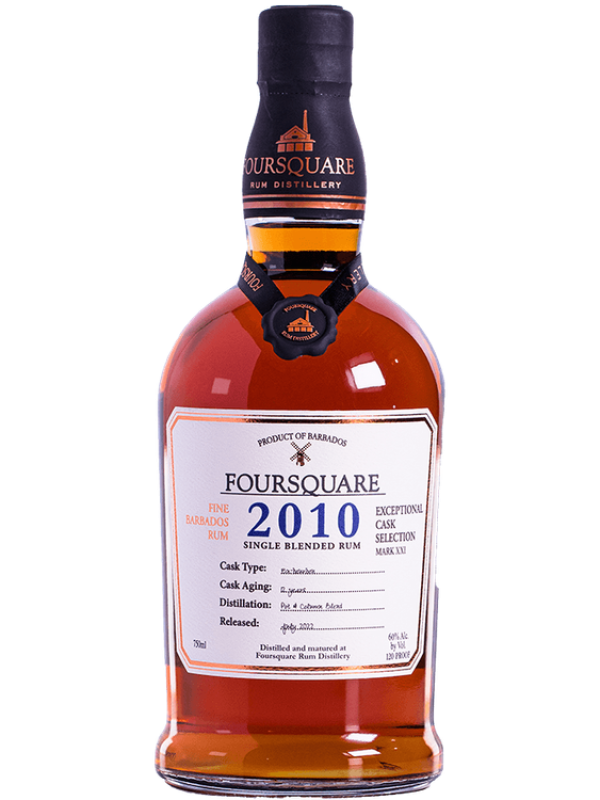 Foursquare 12 YO Cask Strength 2010 Single Blended Rum 60% Vol. 0,7l 2807