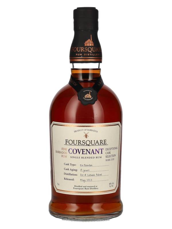 Foursquare 18 YO Exceptional Cask Selection COVENANT MARK XXIV Single Blended Rum 58% Vol. 0,7l 2811
