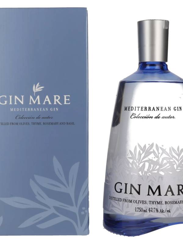 Gin Mare Mediterranean Gin MAGNUM 42,7% Vol. 1,75l  u poklon kutiji 2087