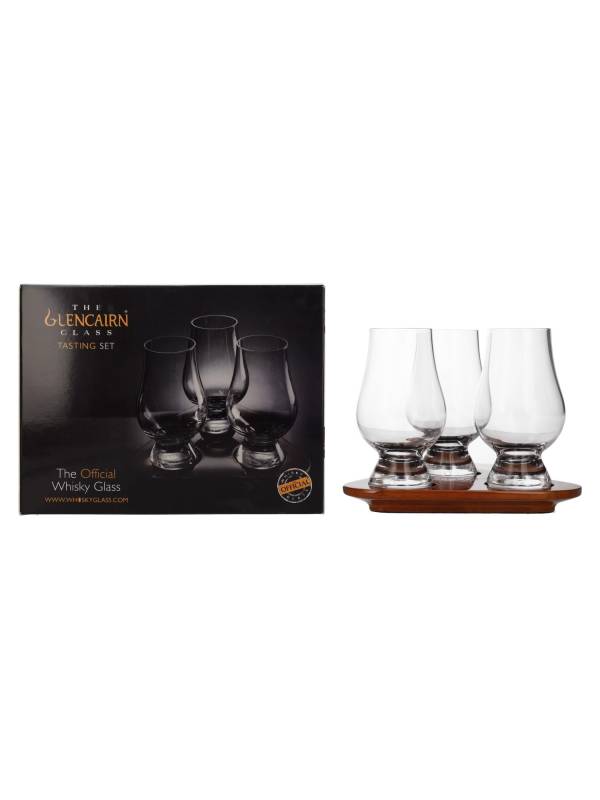 GLENCAIRN Whisky Tasting Set 3x19 cl s drvenim postoljem u poklon kutiji 1969
