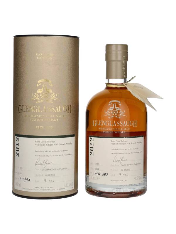 Glenglassaugh 9 YO RARE CASK RELEASE 2012 PX Puncheon Batch 4 58,3% Vol. 0,7l u poklon kutiji 1972