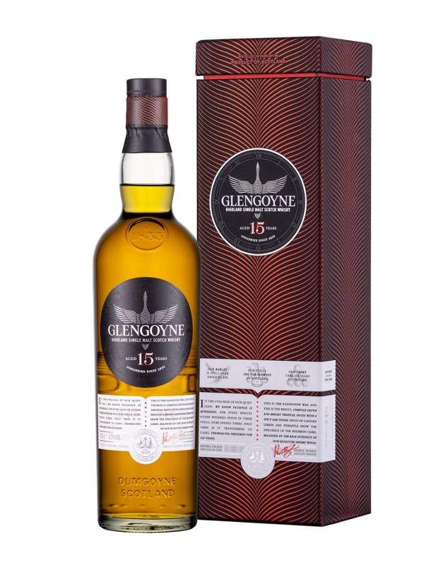 Glengoyne 15 YO Highland Single Malt Scotch Whisky 43% Vol. 0,7l u poklon kutiji 2418