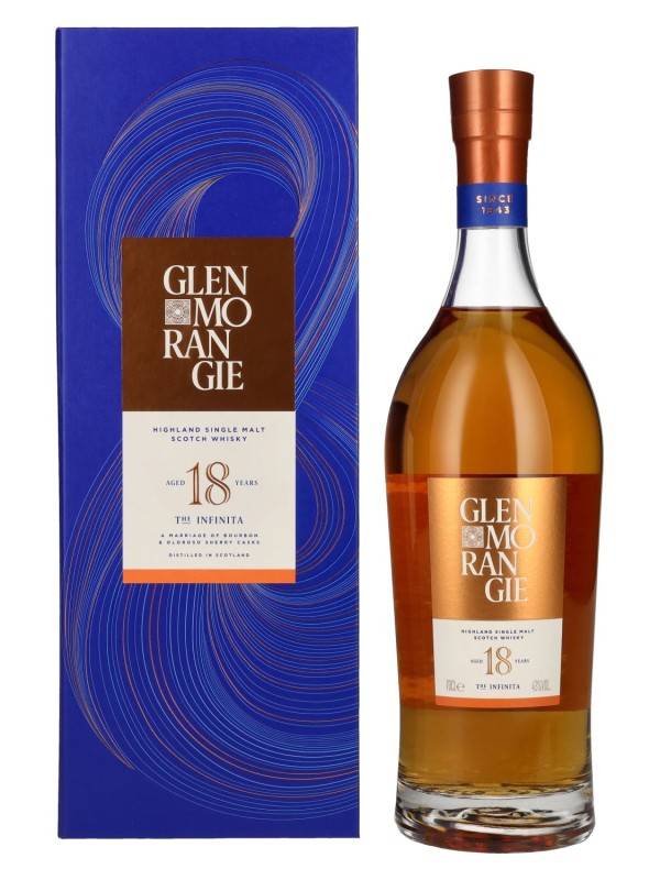 Glenmorangie 18 YO THE INFINITA Highland Single Malt 43% Vol. 0,7l  u poklon kutiji 2844